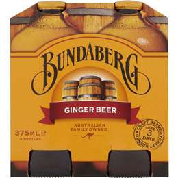 Bundaberg Ginger Beer 4x375ml