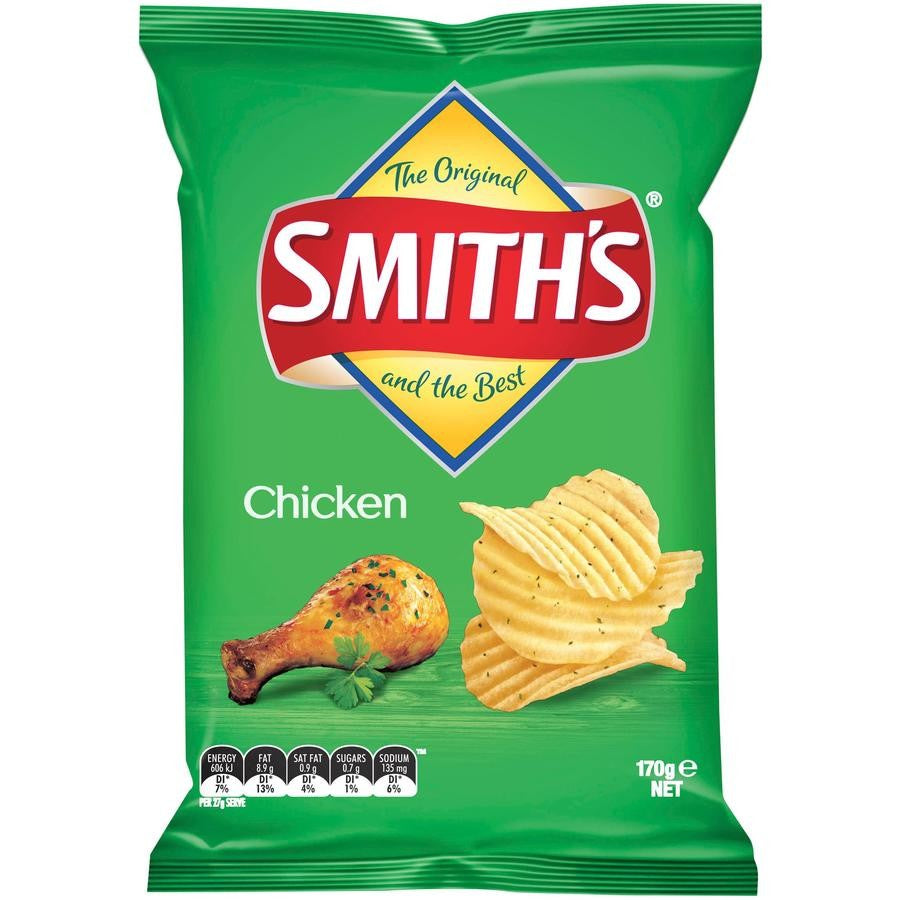 Smiths Chicken Crinkle Cut Chips 170g