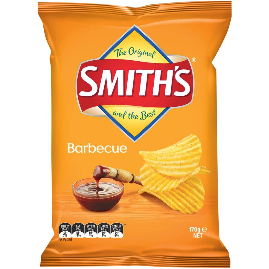 Smiths BBQ Crinkle Cut Chips 170g
