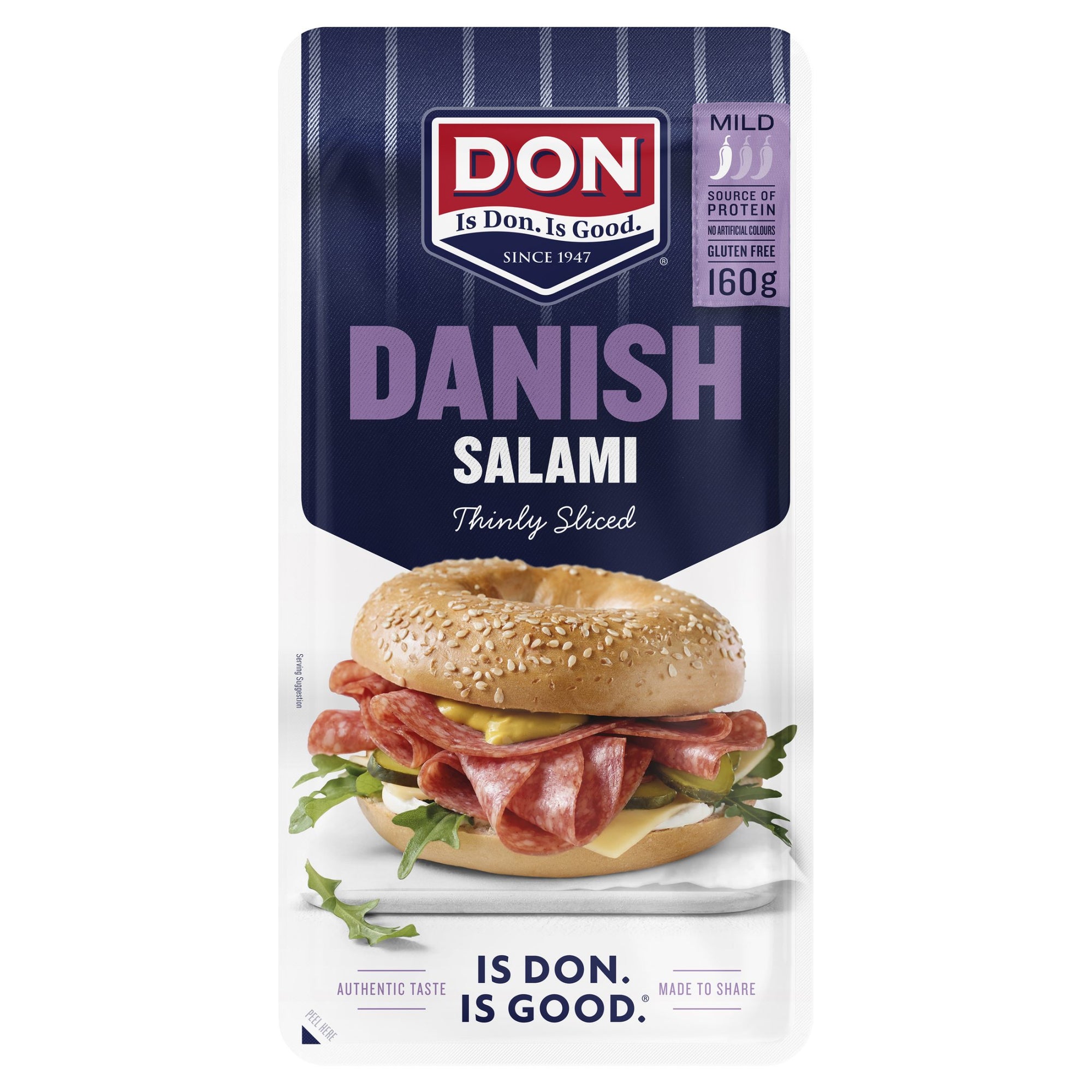 Don Danish Salami Mild 160g