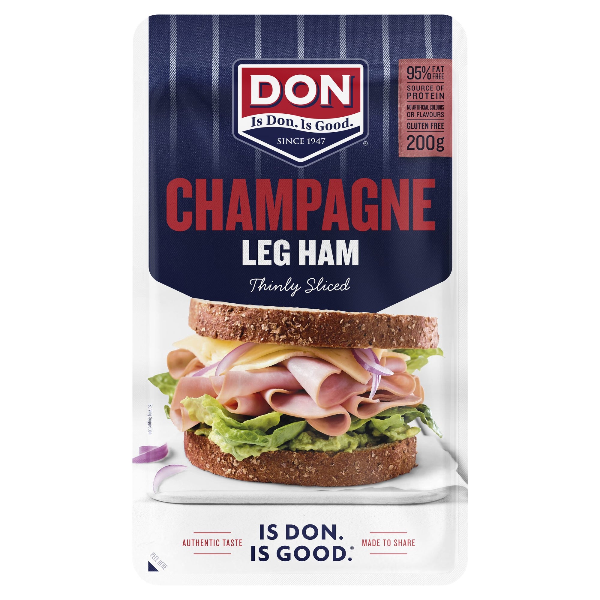 Don Ham Champagne Thinly Sliced  200g