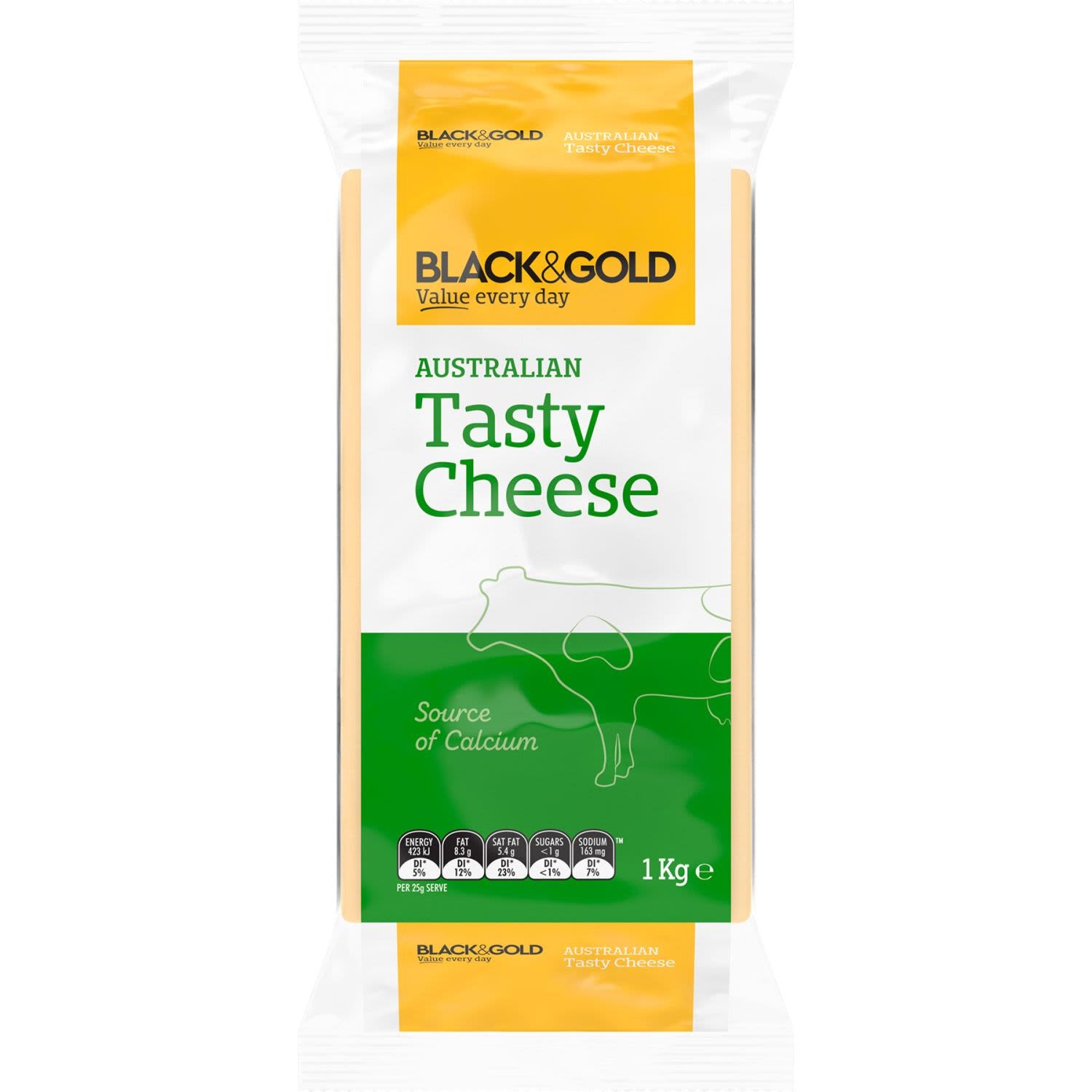 Black & Gold Cheese Tasty 1kg