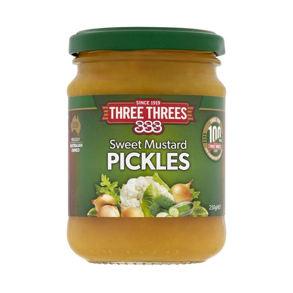 333's Mustard Pickles 250g