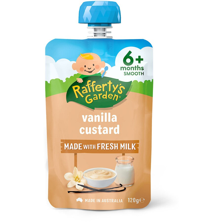 Rafferty's Garden Vanilla Custard 6 Mth+ 120g