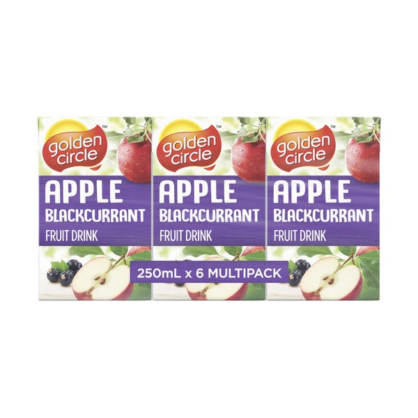 Golden Circle Apple Blackcurrant Poppers 250ml 6pk
