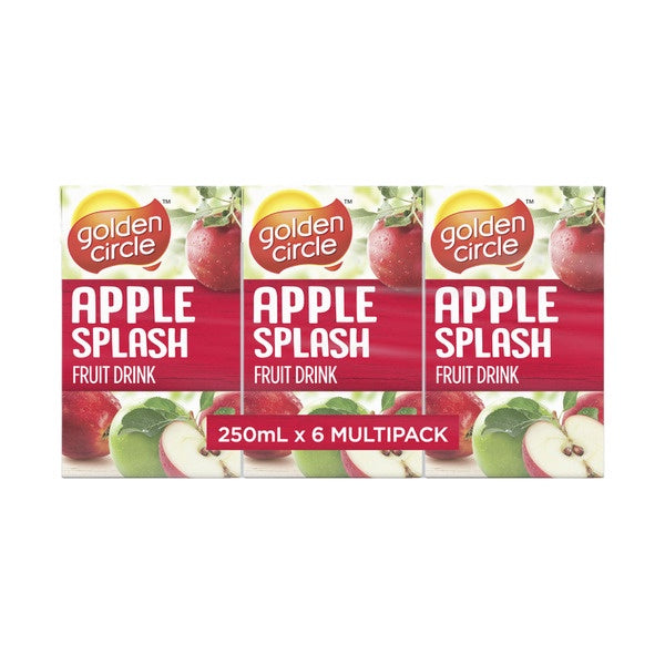 Golden Circle Apple Juice Poppers  250ml 6pk