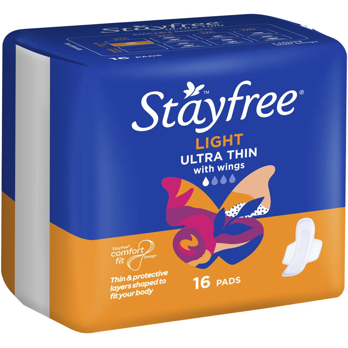 Stayfree Ultra Thin Light Wing 16pk