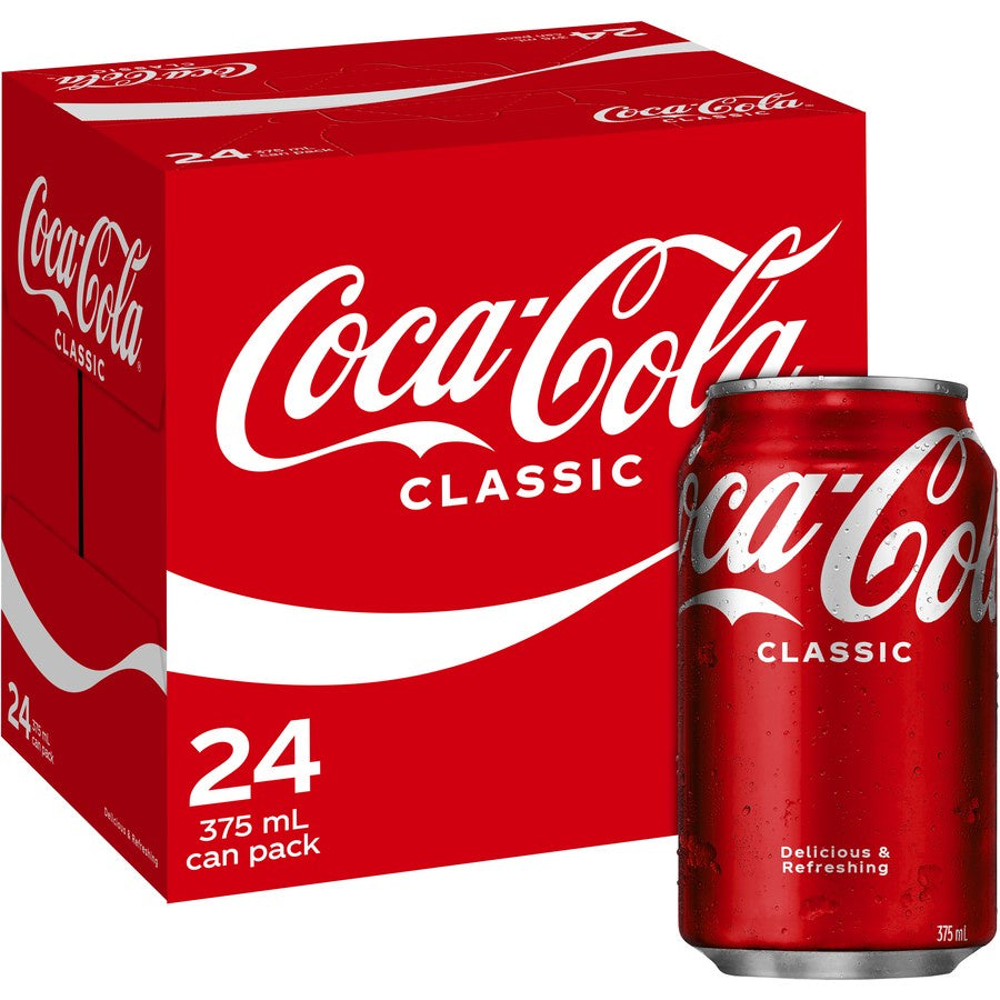 Coca Cola Cans 375ml 24pk