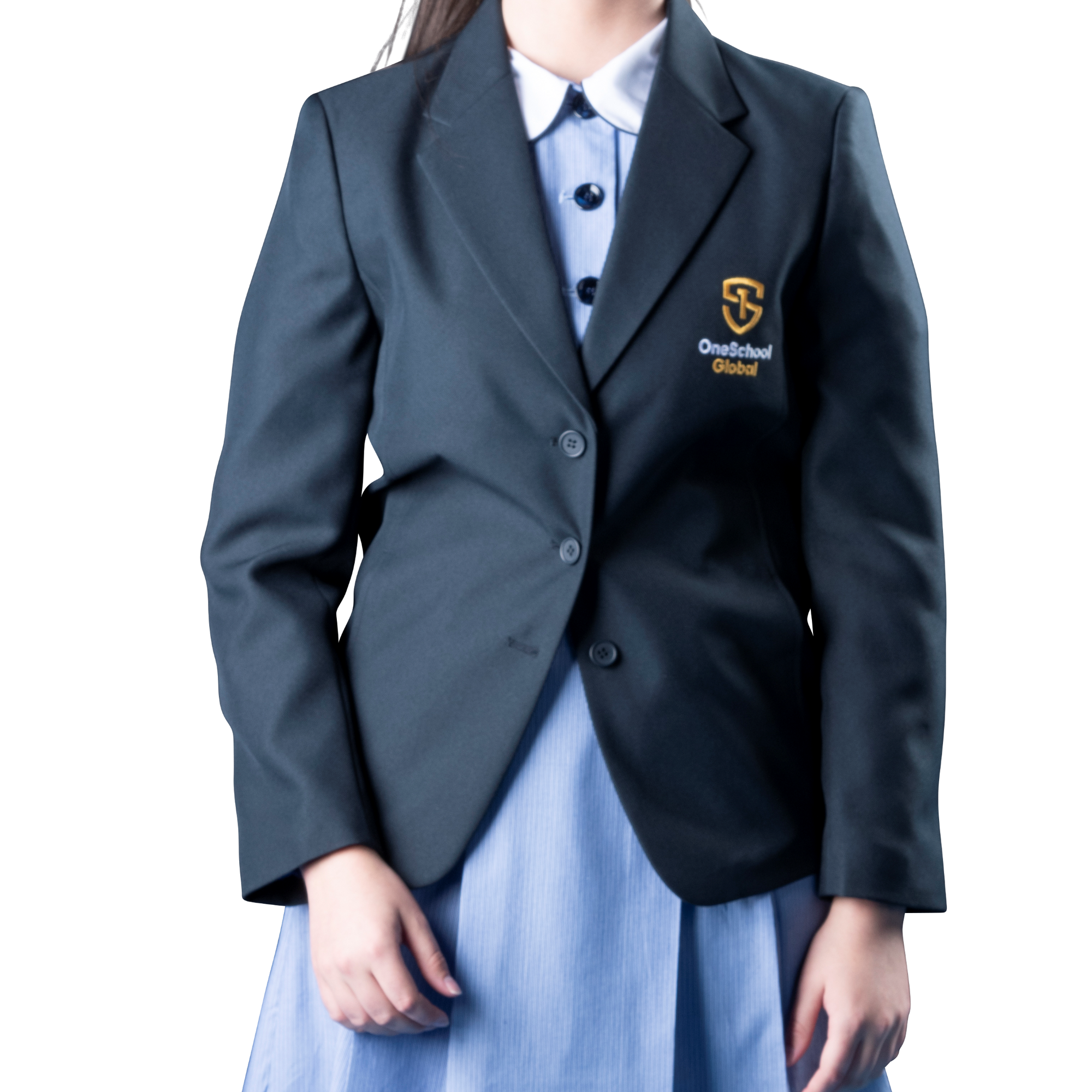 Blazer Navy - Girls with Logo