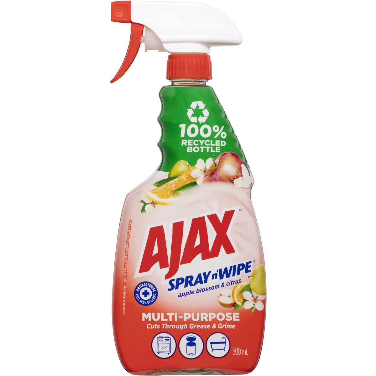Ajax Spray & Wipe Apple Citrus Trigger 500ml