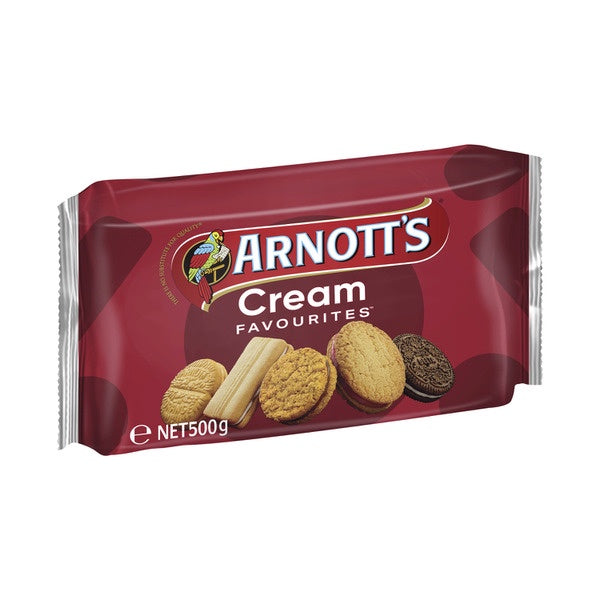 Arnott's Cream Favourites Assorted Biscuits 500g