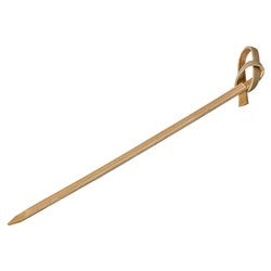 Bamboo Skewer Looped 180mm 250pk