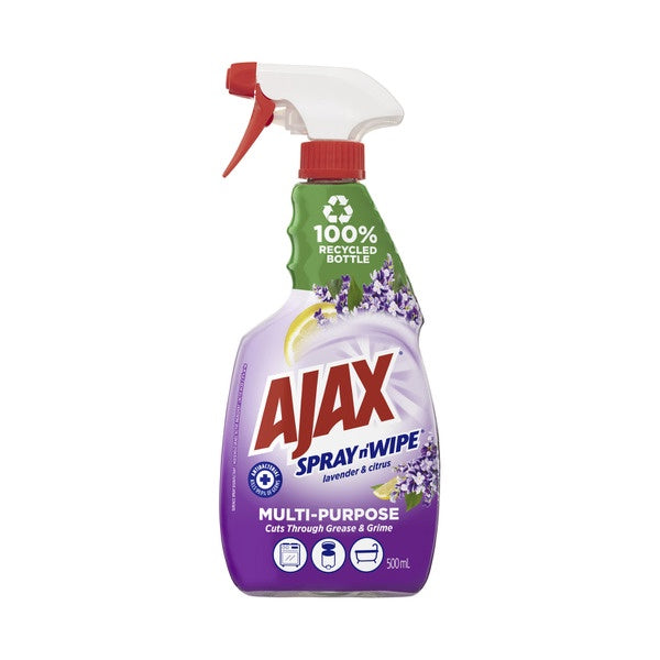 Ajax Spray & Wipe Lavender 500ml