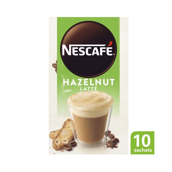 Nescafe Hazelnut Coffee Sachets 10pk