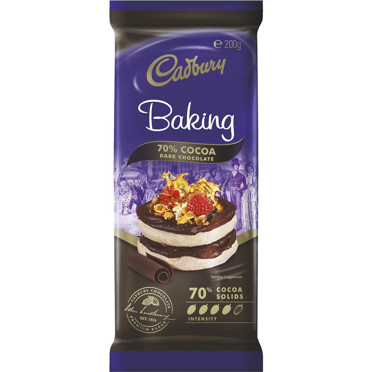 Cadbury Baking Chocolate Dark 70% Cocoa 180g