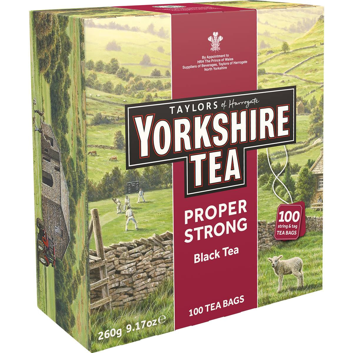 Yorkshire Proper Strong Tea Bags 100pk