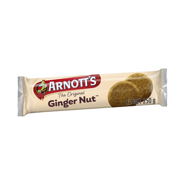 Arnott's Ginger Nut Plain Biscuits 250g
