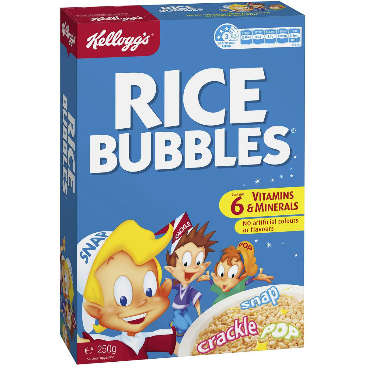 Kellogg's Rice Bubbles 250g