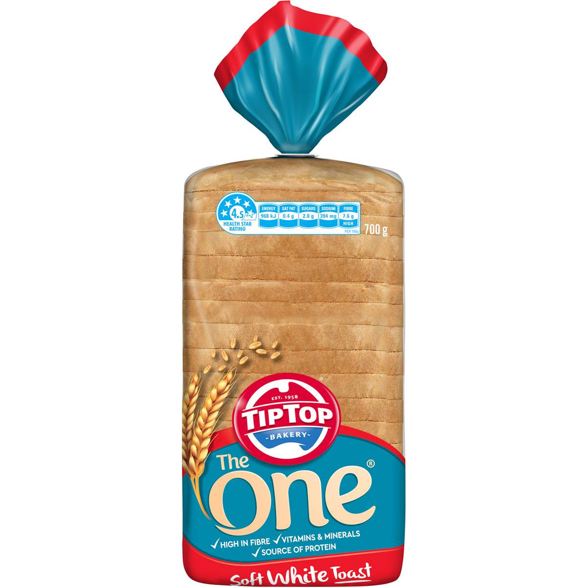 Tip Top The One Bread Soft White Toast 700g