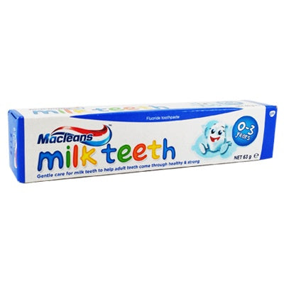 Macleans Milk Teeth Kids Toothpaste 0-3 years 63g