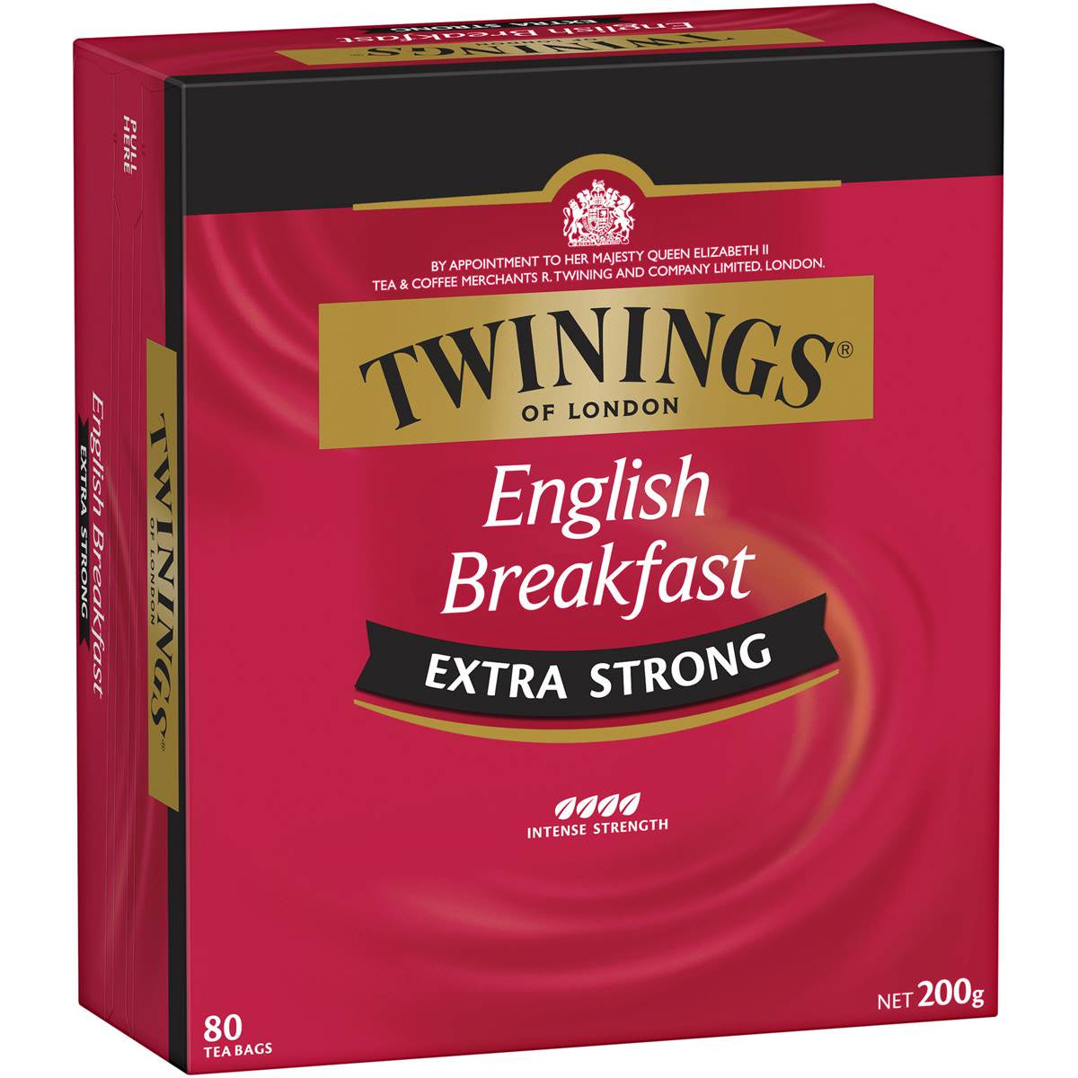 Twinings English Breakfast Tea Bags Extra Strong 80pk