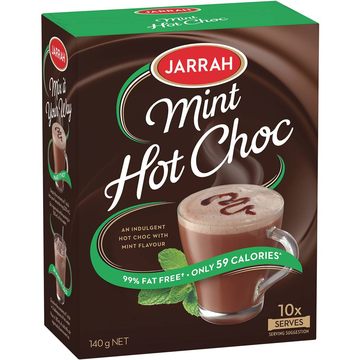 Jarrah Drinking Chocolate Mint 10pk