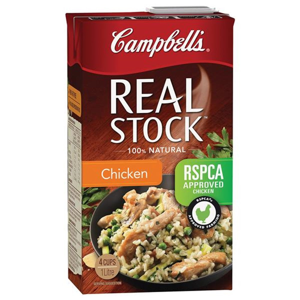 Campbells Real Stock Chicken 1L