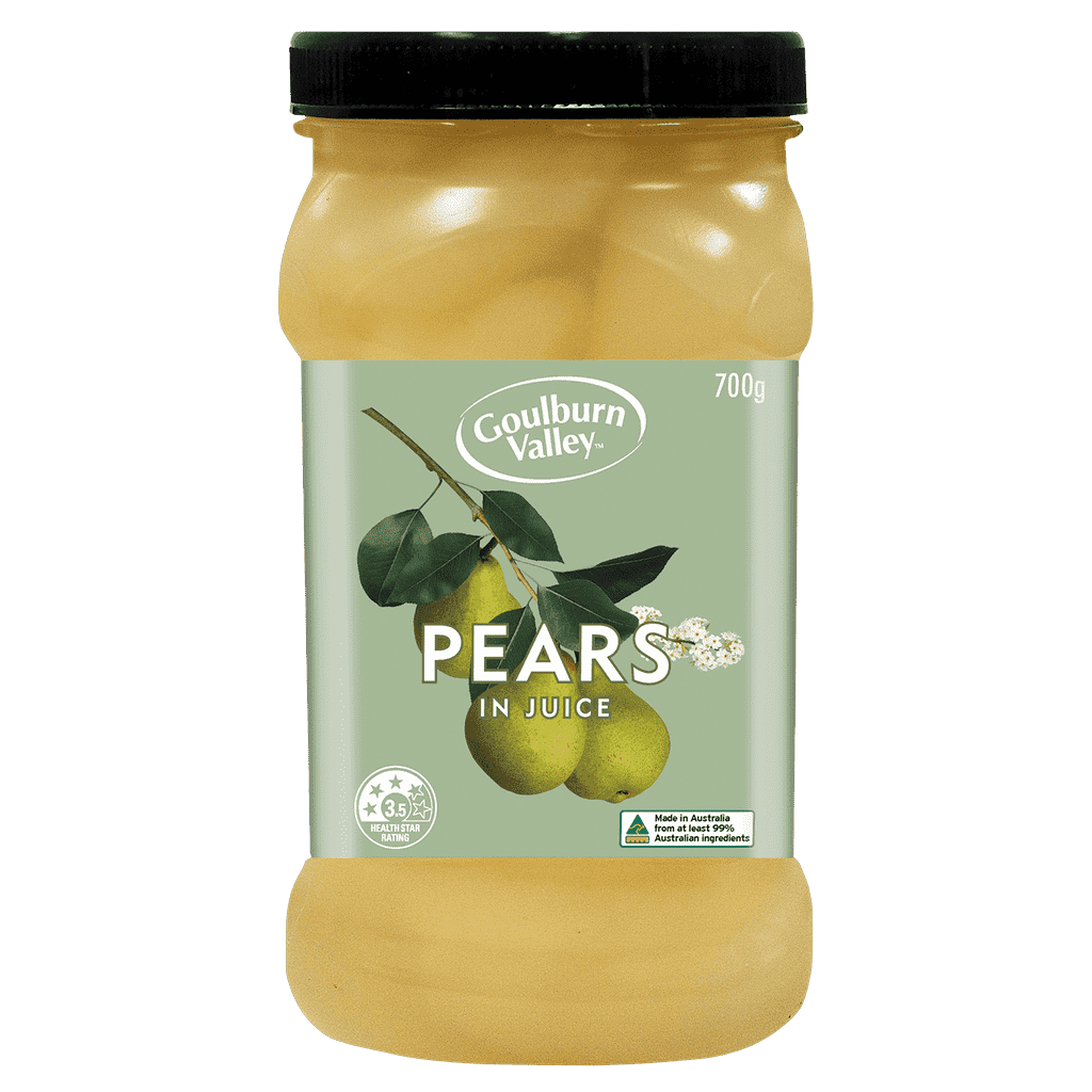 Goulburn Valley Pears Sliced 700g
