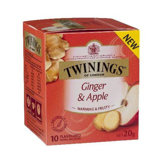 Twinings Ginger & Apple Tea Bags 10pk