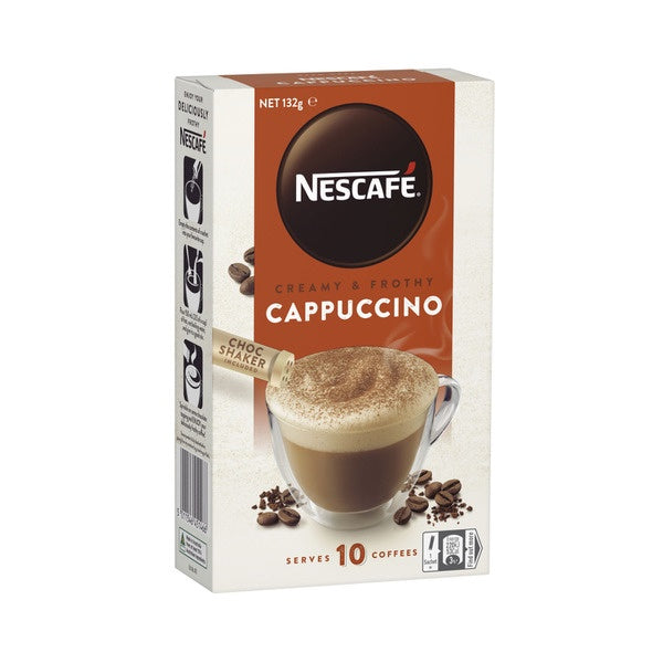 Nescafe  Coffee Sachets Cappuccino 10pk