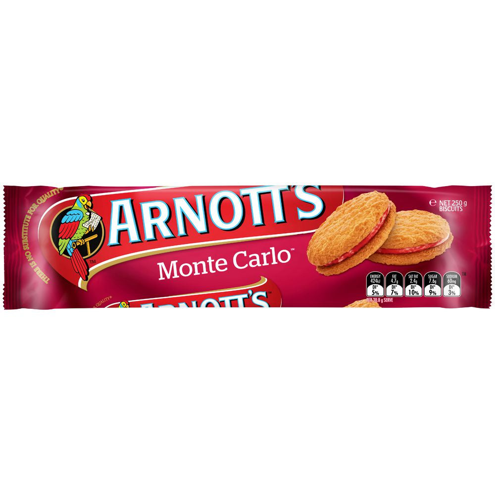 Arnott's Monte Carlo Biscuits 250g