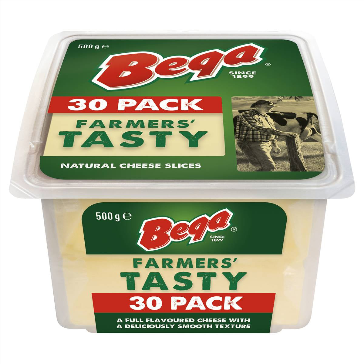 Bega Tasty Cheese Slices 500g 30pk