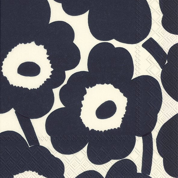 Marimekko Dark Blue Nature Cocktail Napkins 20pk