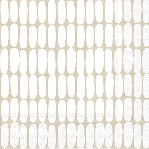 Marimekko Alku Cream Cocktail Napkins 20pk