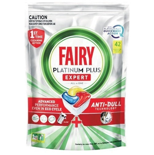 Fairy Platinum Plus Expert Dish Wash Tablets 42pk