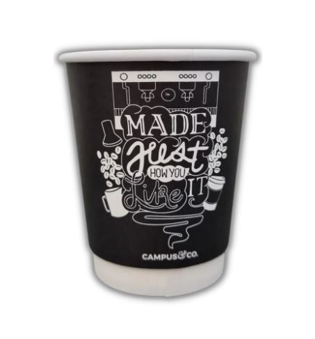 Campus&Co Coffee Cup Double Wall Like it Design 25 pkt