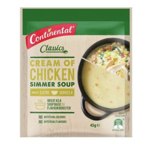 Continental Cream of Chicken Simmer Soup 45g