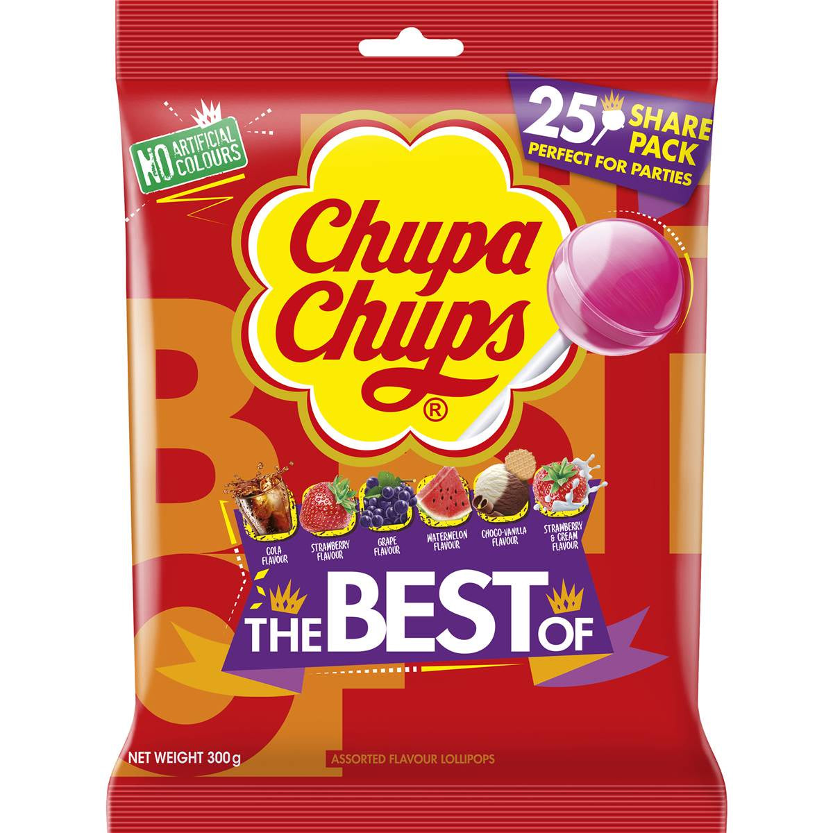 Chupa Chups 25 Lollipops 300g