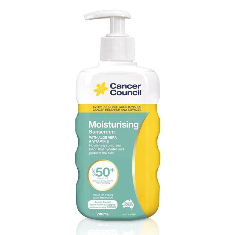Cancer Council Moisturizing Sunscreen 200ml