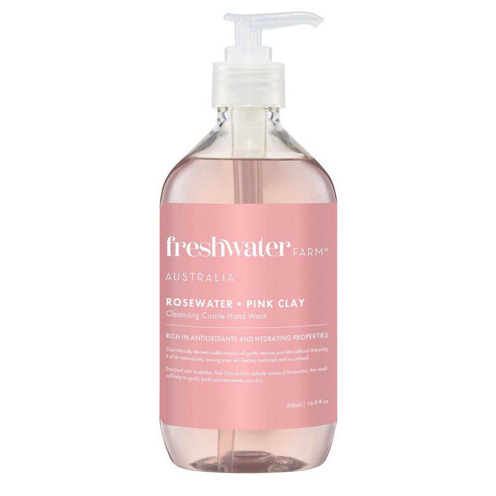 Freshwater Farm Hand Soap Rosewater 500ml