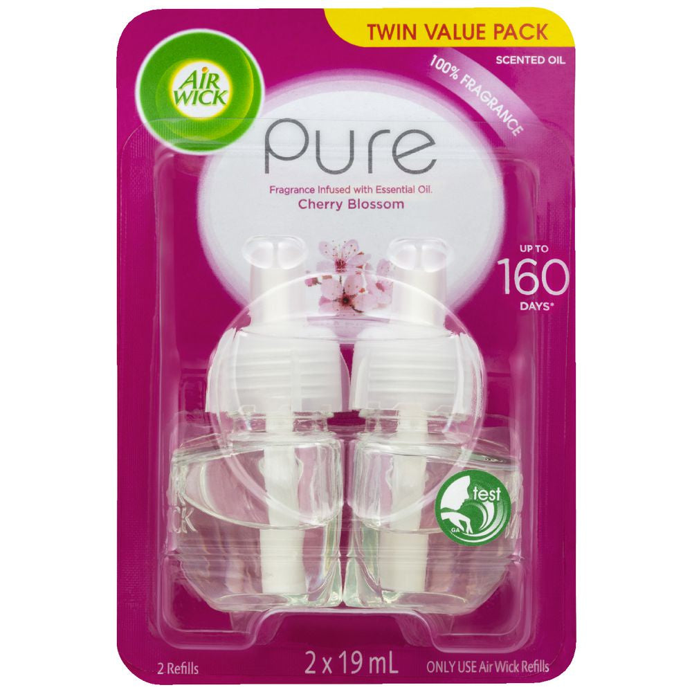 Air Wick Plug-in Air Freshener Refill Cherry Blossom 2 x 19ml