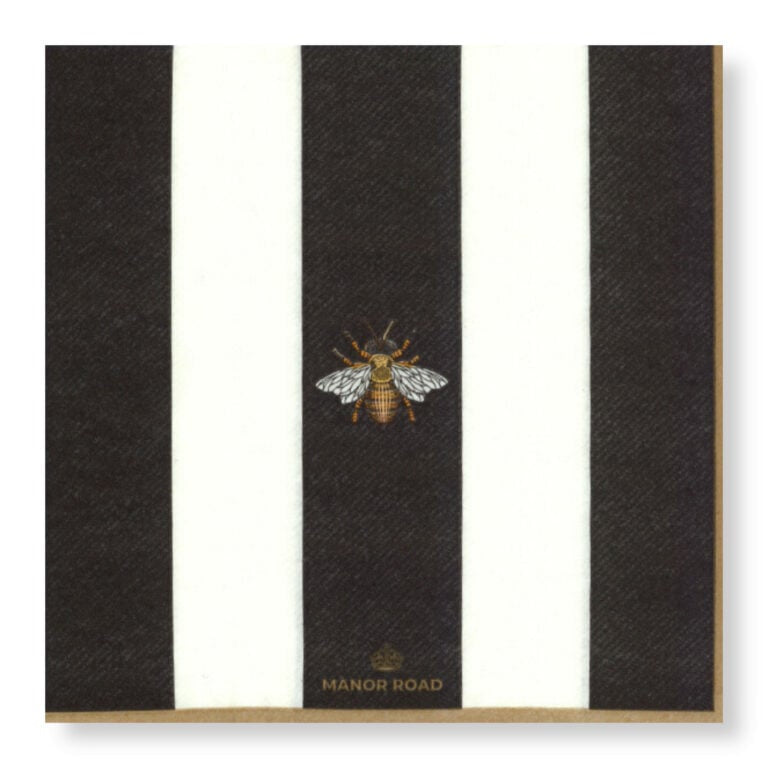 Manor Road The Striped Bee Dinner Napkin 20pk