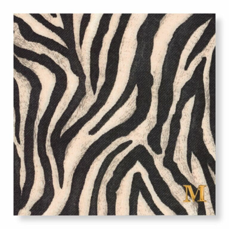 Manor Road The Zebra Dinner Napkins 20pk