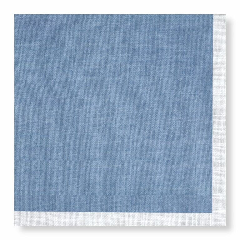 Manor Road Linen Blue Dinner Napkins 20pk
