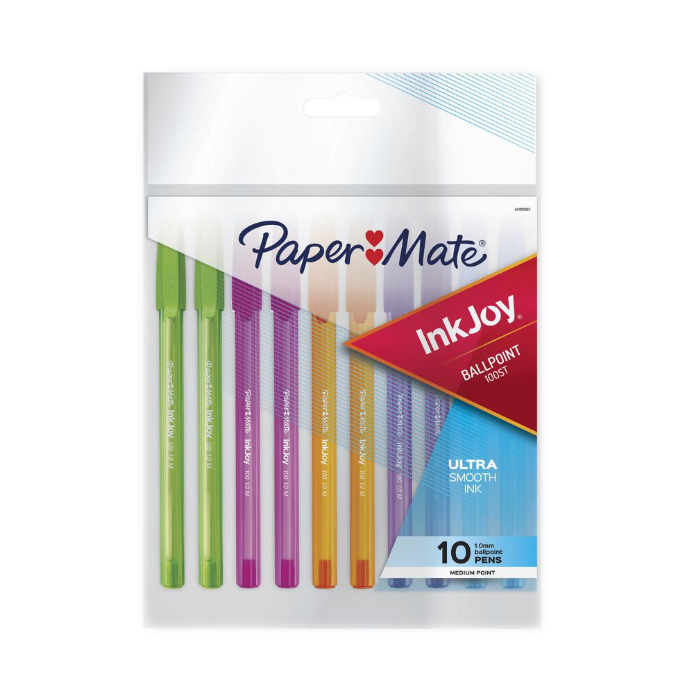 Papermate Inkjoy Ballpoint Pen Assorted 10pk