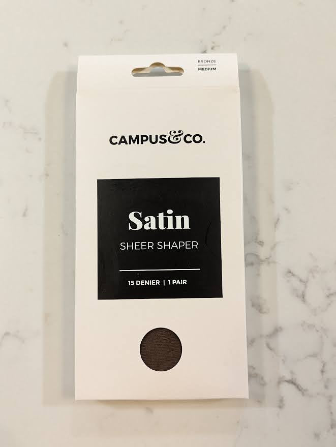 Campus&Co. Satin Sheer Shaper Bronze Med