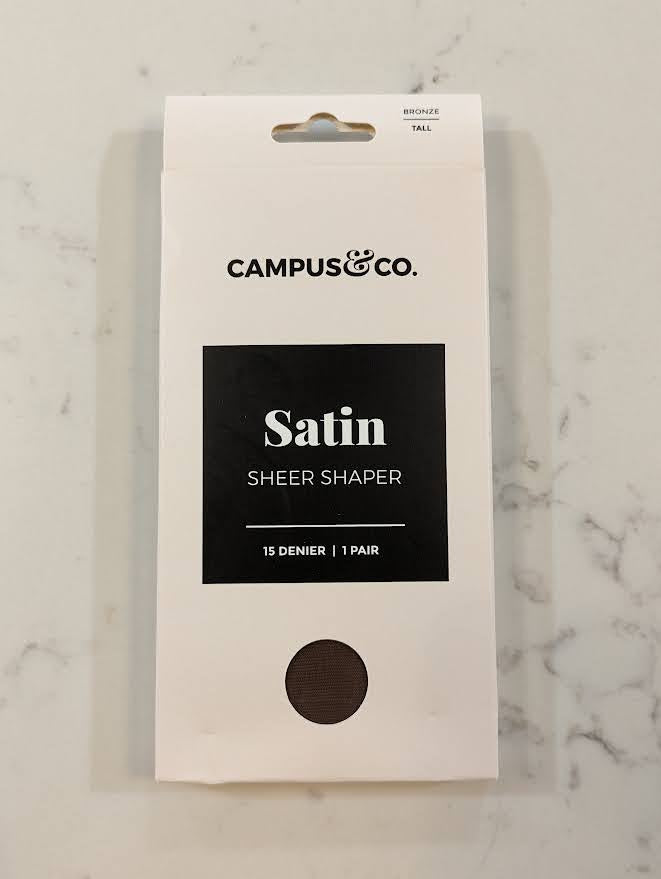 Campus&Co. Satin Sheer Shaper Bronze Tall