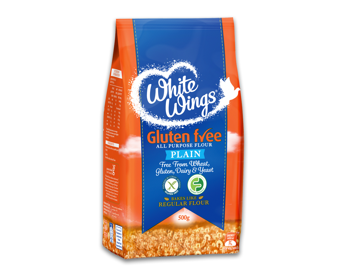 White Wings Plain Flour Gluten Free 500g