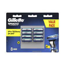 Gillette Mach 3 Turbo Refill Blades 8pk