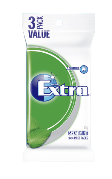 Wrigleys Extra Spearmint S/Free 42pce